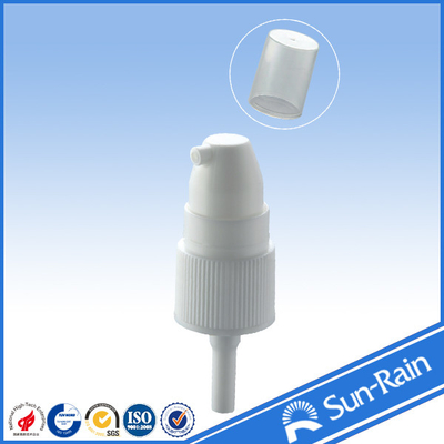 White Plastic cosmetic treatment pump for skin cream lotion airless bottle
