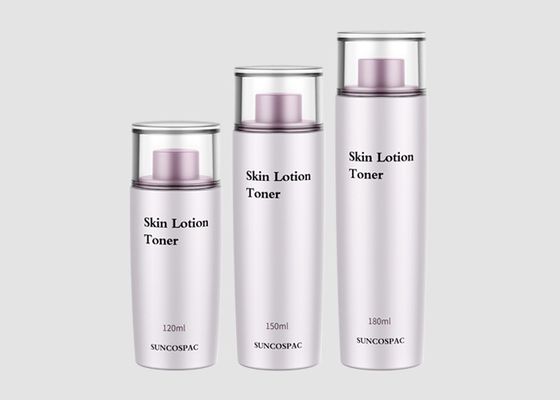 Thick Wall PMMA Cosmetic Toner Bottle 120ml 150ml 180ml With Screw Lid