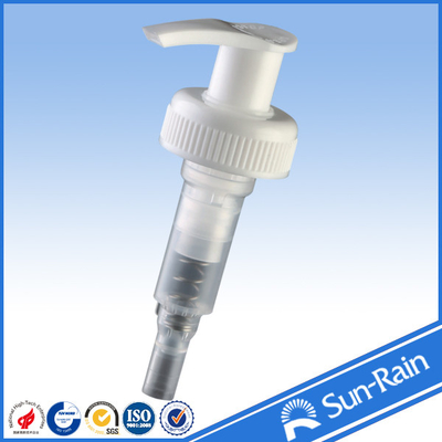 China PP screw long mouth White Lotion Dispenser Pump for shampoo bottles supplier
