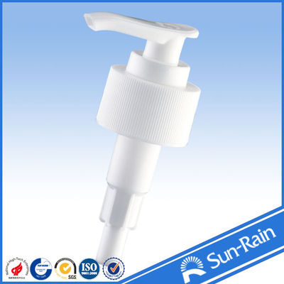 China Plastic white lotion pump 24/410 for bottles supplier