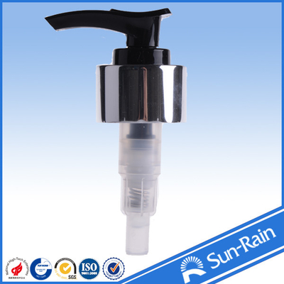 China Shampoo bottle lotion pump 24/410 with metal collar supplier