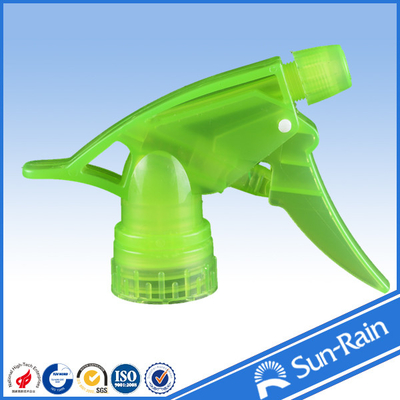 Green plastic perfume pump sprayer / spray trigger nozzle head