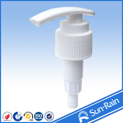 China Plastic white ribbed 24/410 24/415 lotion pump  hand sanitizer dispenser supplier