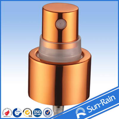 Sunrain cosmetic aluminium plastic mist sprayer perfumer atomizer