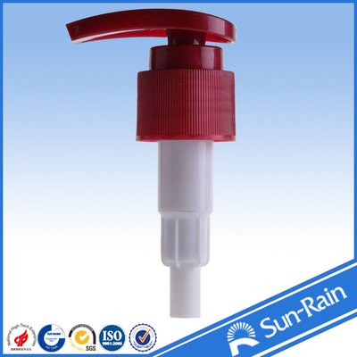 China 24/410 plastic lotion pump for liquid soap and shampoo bottles in multicolor supplier