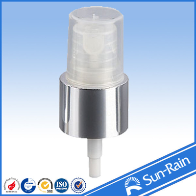 Cosmetic aluminium Plastic Fine Mist Sprayer for bottle , atomizer