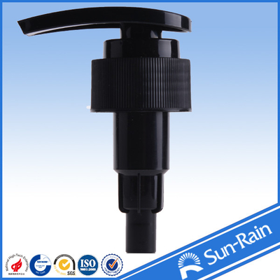 China 28/410 plastic lotion pump for liquid soap and shampoo bottles of ribbed lid supplier