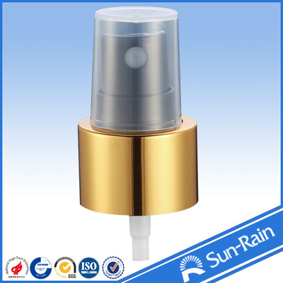 China Sunrain Cosmetic aluminium plastic water Fine Mist Sprayer smooth closure supplier