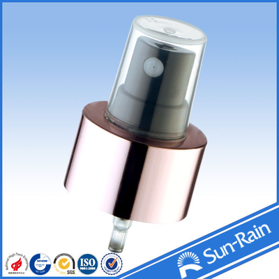 China 20 / 410 Plastic Aluminium perfume atomizer sprayer black lotion pump supplier