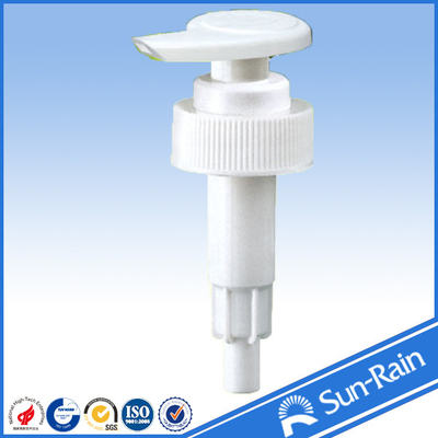 China Special head 28/400 28/415 non spill plastic lotion pump of ribbed lid for bottles supplier