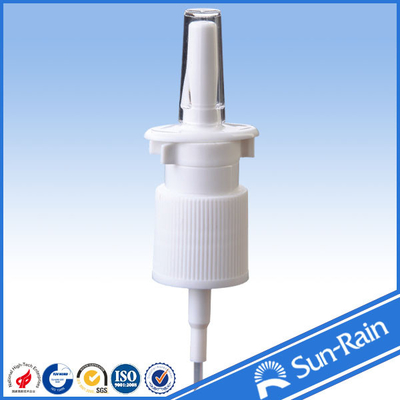 China Smooth closure White nasal sprayer pumps for lotion bottles 20 / 415 supplier