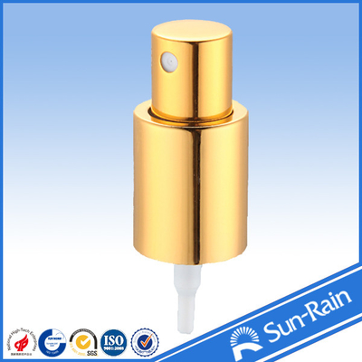 China Cosmetics Gold Fine Mist Sprayer for Plastic Bottle 20/415 24/415 supplier