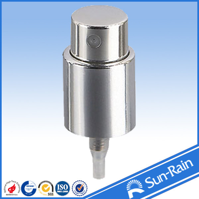 China 20mm 24mm Sliver screw fine mist sprayer , aluminum perfume sprayer with overcap supplier
