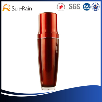 China 2016 Luxury red acrylic lotion pump bottle supplier