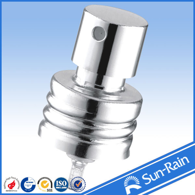 China 18/410 Bright Silver Plastic water mist mini perfume bottles spray supplier