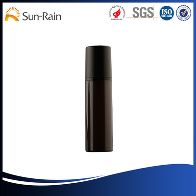 China Beautiful Mini Black cosmetic pump bottles with pump dispensers supplier