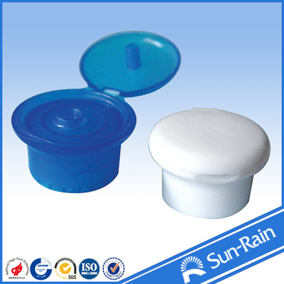 China Non spill shampoo flip top cap for cosmetic packaging with multicolor supplier