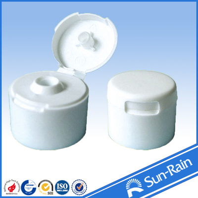 China SUNRAIN Cosmetic plastic flip top caps / covers 18/410 20/410 20/415 supplier