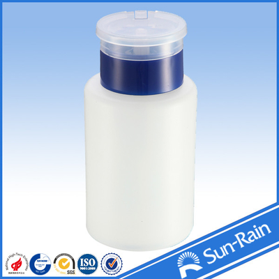 Sun rain Nail Polish Remover Pump with out spring , plastic cosmetic bottle