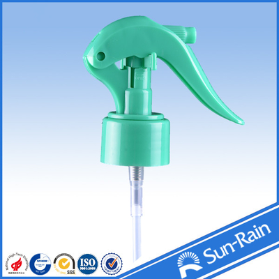 China OEM Green Plastic cosmetic Mini Trigger Sprayer for garden watering supplier