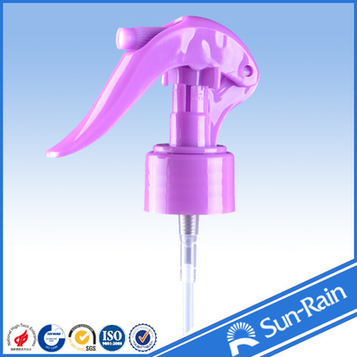 China Custom Color and Models Plastic Mini Trigger Sprayer Purple Red White supplier