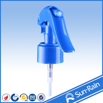 China 24 / 410 Blue PlasticMini Trigger Sprayer for cleaning , bottle spray pump supplier