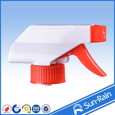 Quick priming Red White Plastic Trigger Sprayer with  spray / stream nozzles