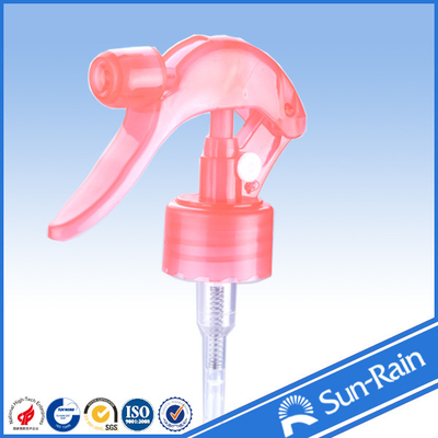 China Custom Red chemical resistant trigger spray heads , bottle spray pump trigger supplier