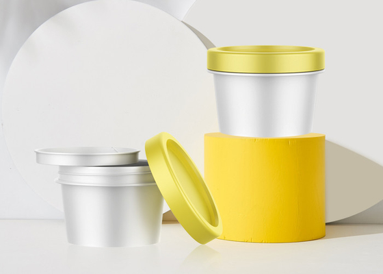 China Mono Pp Plastic Cream Jars Round Plastic Jars 45ml Cream Jars Cosmetic Packaging supplier