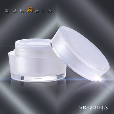 PMMA Crystal cream cosmetic packaging jars 15g  30g  50g SR-2303A