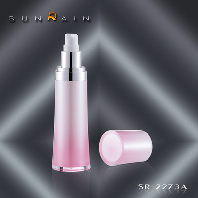China Sunrain cosmetic airless small lotion bottles 15ml - 100ml Capacity supplier