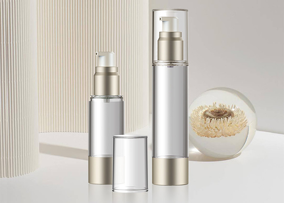 15ml 30ml 50ml Screw AS Cosmetic Pump Bottle For Personal Care Packaging