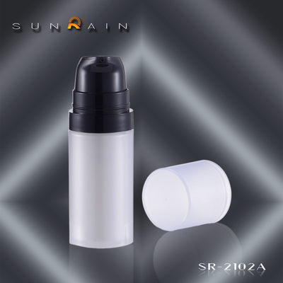 China PP recyclable 5ml 10ml 15ml airless pump bottles for personal care supplier