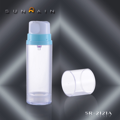 China AS material Airless Pump Bottle SR - 2121A , 50ml / 120ml / 180ml supplier