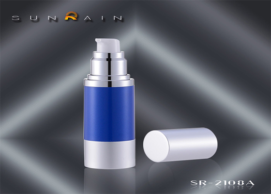 China Aluminum cap clear pump bottles with pump dispensers , SR - 2108A supplier