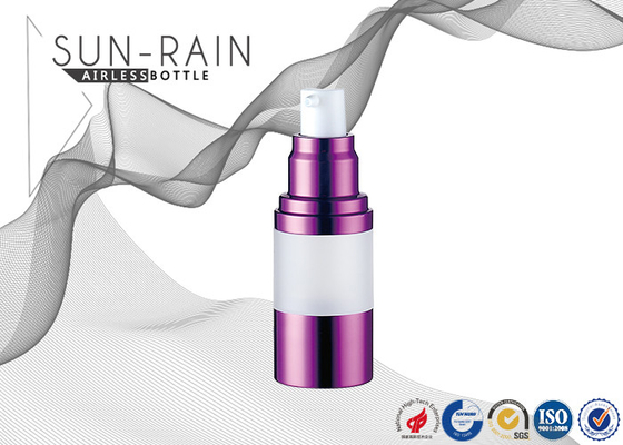 China 50ml Airless Pump Bottle plastic cosmetic packaging with head cap SR-2108J supplier