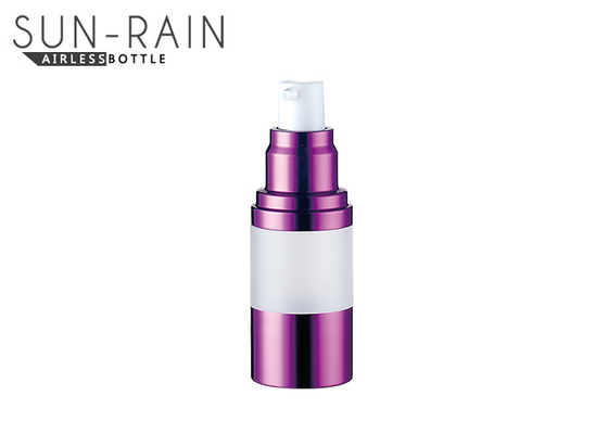 Alum airless lotion bottle with different head caps pp material SR-2108J