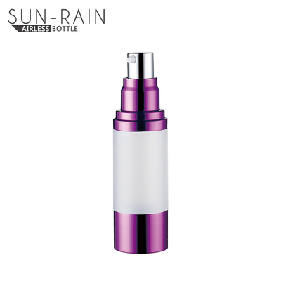 Plastic custom airless pump dispenser bottles for skin lotion cream SR-2108J