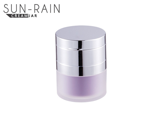 Purple ABS Plastic Cosmetic Jars 30ml cosmetic container for skin care SR-2158