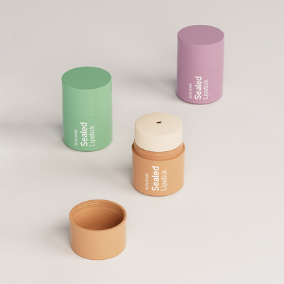 Customized 15g Rotate Lip Gloss Lip Mask Lip Plastic Blush Stick Solid Balm Deodorant Tube Makeup Container Pp Sealed Lipstick Bottle