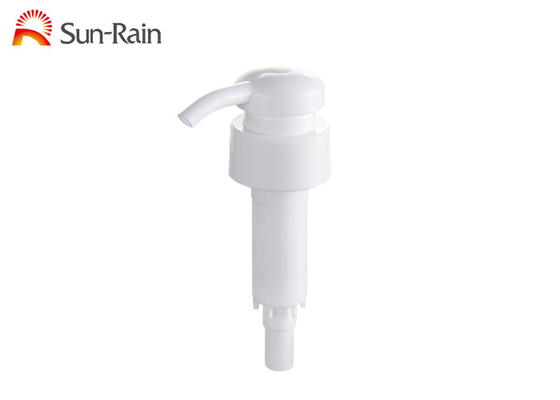 China White Plastic Lotion Dispenser Pump 28mm 33mm Liquid Big Dosage 4cc 5cc supplier