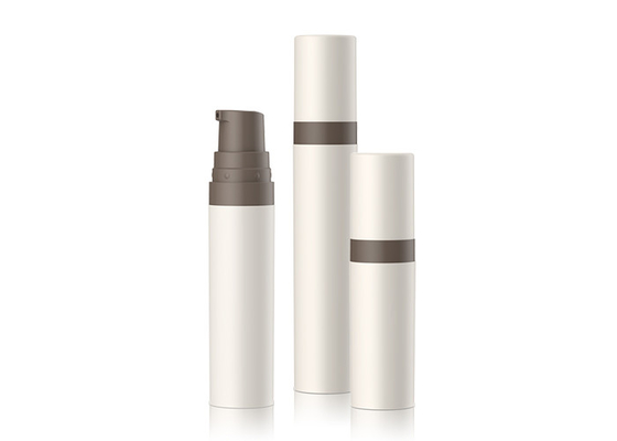China Small narrow airless bottle pp cosmetic sample snap on design supplier