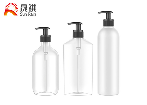 China 24mm 28mm Refillable PET Shower Dispenser Bottle Lotion Cream Pump supplier