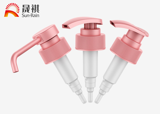 China 38/400 38/410 plastic big output screw lotion pump dispenser for cleaning bottle supplier