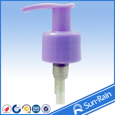 Purple shampoo plastic lotion pump with 0.5cc output