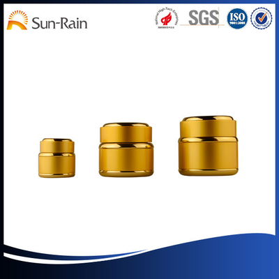 Aluminium cosmetic plastic lotion jars , empty cosmetic packaging jars