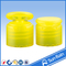 24mm 28mm Smooth closure yellow flip top bottle cap for cosmetic bottle