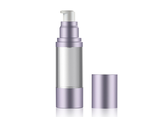 AS Airless Pump Bottle Transparent 15ml 30ml 50ml Refillable Airless Bottle