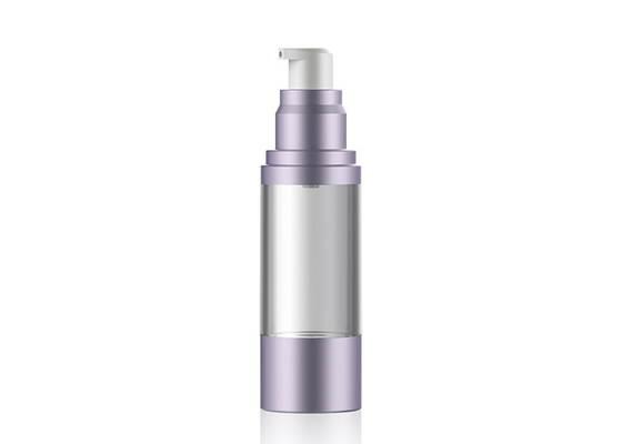 AS Airless Pump Bottle Transparent 15ml 30ml 50ml Refillable Airless Bottle