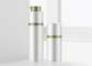 White 30ml 50ml Cosmetic Rotating Bottle For Skincare packaging